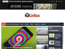 Tablet Screenshot of linitux.com